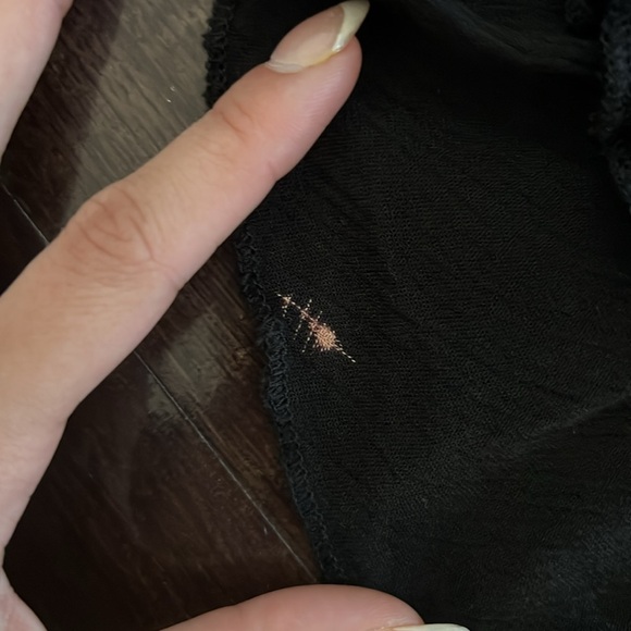 Free People Black Adella Slip Lace Dress Size Small - Picture 7 of 7